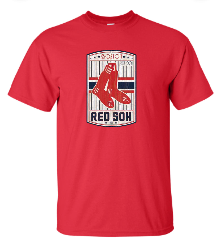 Boston Red Sox quality baseball since 1901 letter B logo shirt