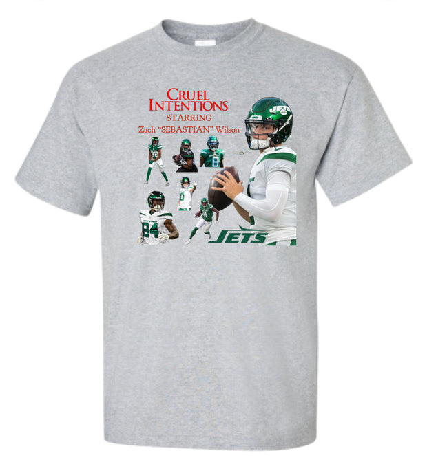 NY Jets Zach Wilson Cruel Intentions T-Shirt