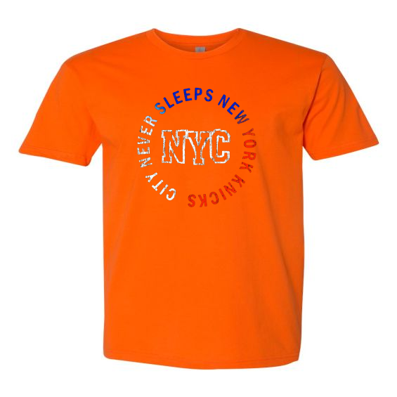 Knicks- City Never Sleeps (T-Shirt and Hoodie Available)