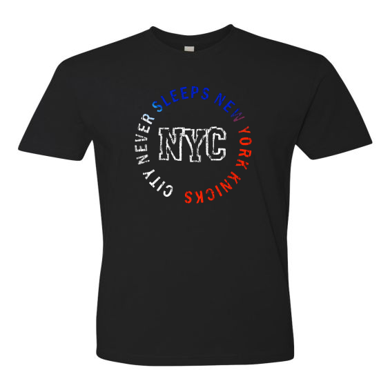 Knicks- City Never Sleeps (T-Shirt and Hoodie Available)